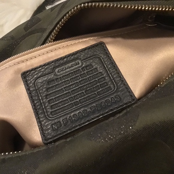 Coach Satchel | Dark Green | EUC - Picture 7 of 9